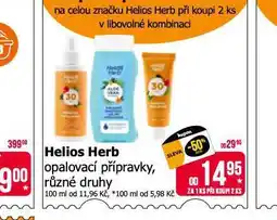 Teta Helios herb opalovací přípravky nabídka