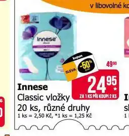 Teta Innese classic vložky nabídka