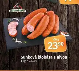 Coop Šunková klobása s nivou nabídka