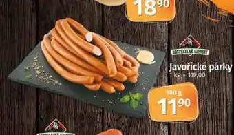Coop Javořické párky nabídka