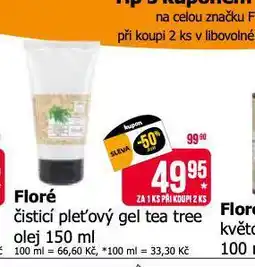 Teta Floré pleťový gel nabídka
