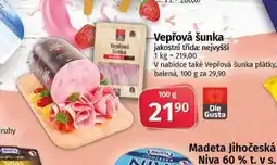 Coop Vepřová šunka nabídka