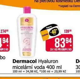 Teta Dermacol micelární voda nabídka