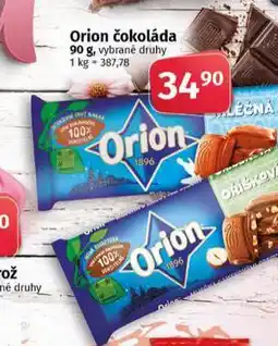 Coop Orion čokoláda nabídka