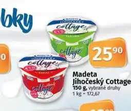 Coop Madeta jihočeský cottage sýr nabídka