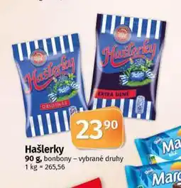 Coop Hašlerky nabídka