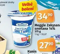 Coop Meggle zakysaná smetana nabídka
