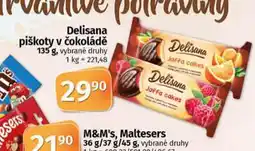 Coop Delisana piškoty v čokoládě nabídka
