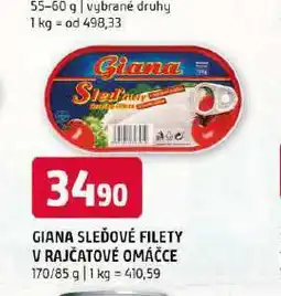 Terno Giana sleďové filety nabídka