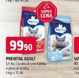 Terno Prevital granule pro kočky nabídka