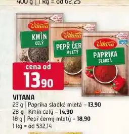 Terno Vitana paprika nabídka