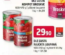 Terno Rajčata loupaná nabídka