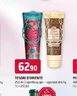 Terno Tesori d'oriente sprchový gel nabídka