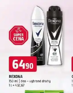 Terno Rexona deodorant nabídka