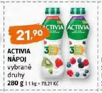Terno Activia nápoj nabídka