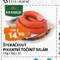 Terno Špekáčkový pikantní točený salám nabídka