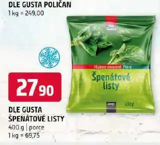 Terno Špenátové listy nabídka