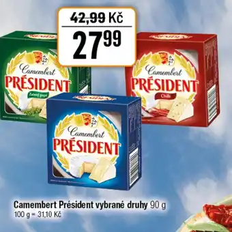 TEMPO Camembert Président nabídka