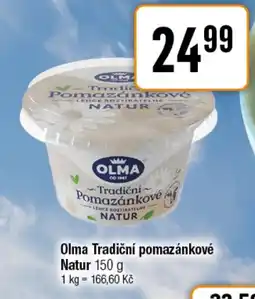TEMPO OLMA Tradiční pomazánkové Natur nabídka