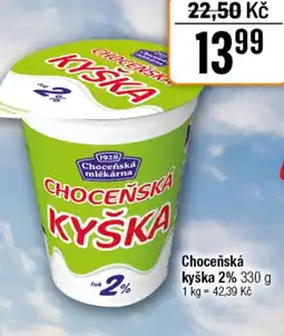 TEMPO Choceňská kyška 2% nabídka