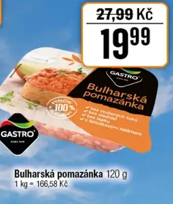 TEMPO GASTRO Bulharská pomazánka nabídka