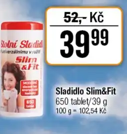 TEMPO Sladidlo Slim&Fit nabídka