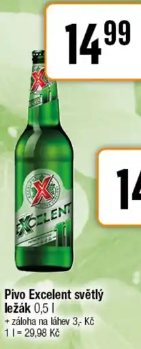 TEMPO Pivo Excelent světlý ležák nabídka