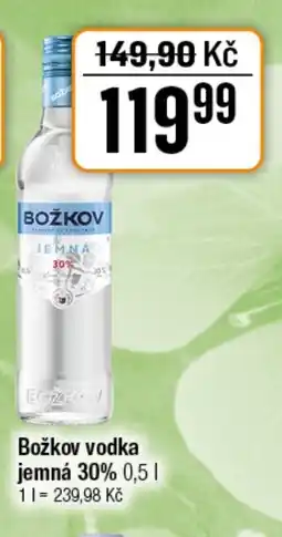 TEMPO BOŽKOV vodka jemná 30% nabídka