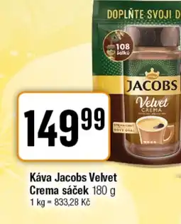 TEMPO Káva Jacobs Velvet Crema sáček nabídka