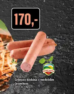 TEMPO Grilovací klobása s medvědím česnekem nabídka