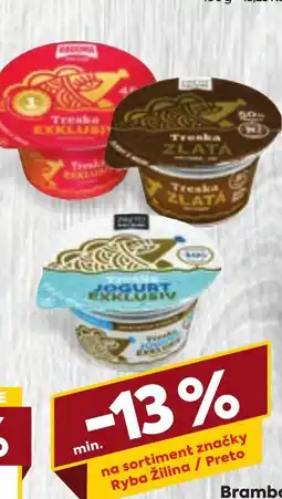 Na sortiment značky Ryba Žilina / Preto