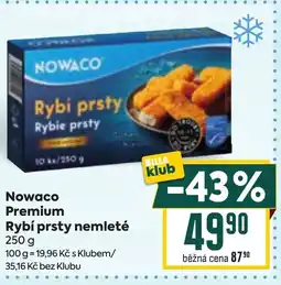Billa NOWACO Premium Rybí prsty nemleté nabídka
