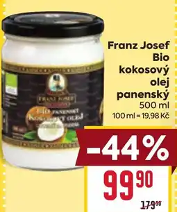 Franz Josef Bio kokosový olej panenský