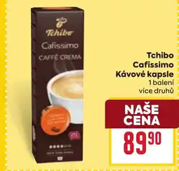 Billa Tchibe Cafissimo Kávové kapsle nabídka