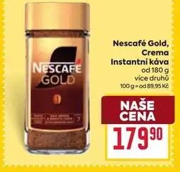 Billa Nescafé Gold, Crema Instantní káva nabídka