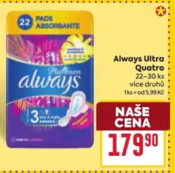 Billa Always Ultra Quatro nabídka