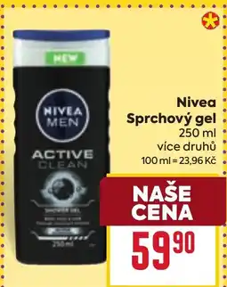 Billa NIVEA Sprchový gel nabídka
