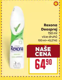 Billa Rexona Deosprej nabídka