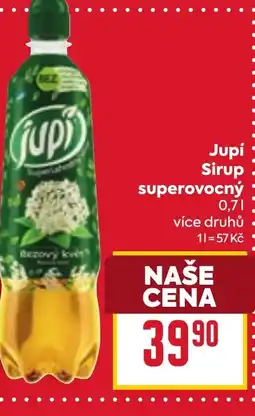 Billa Jupí Sirup superovocný nabídka