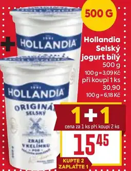 Billa HOLLANDIA Selský jogurt bílý nabídka