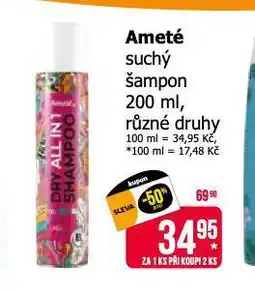 Teta Ameté suchý šampon nabídka