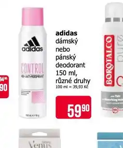 Teta Adidas deodorant nabídka