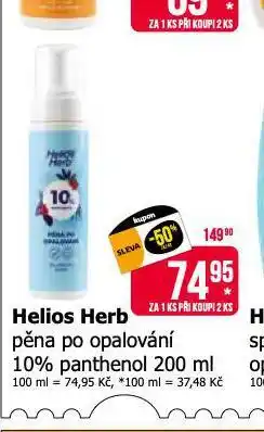 Teta Helios herb pěna na opalování nabídka