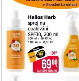 Teta Helios hereb sprej na opalování nabídka