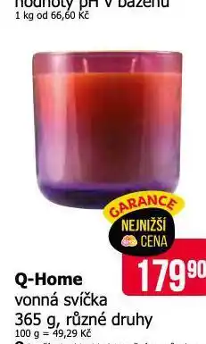 Teta Q-home vonná svíčka nabídka