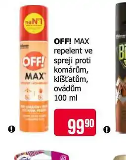Teta Off! max repelent nabídka