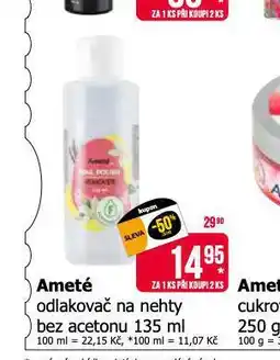 Teta Ameté odlakovač na nehty nabídka