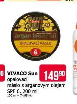 Teta Vivaco sun opalovací máslo s arganovým olejem nabídka
