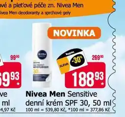 Teta Nivea men sensitive denní krém nabídka