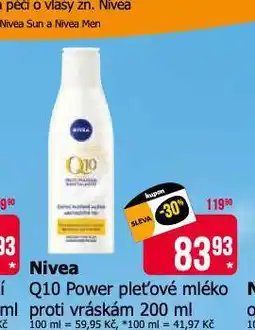 Teta Nivea q10 power pleťové mléko nabídka